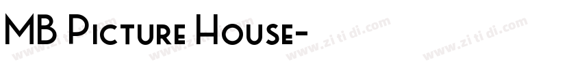 MB Picture House字体转换